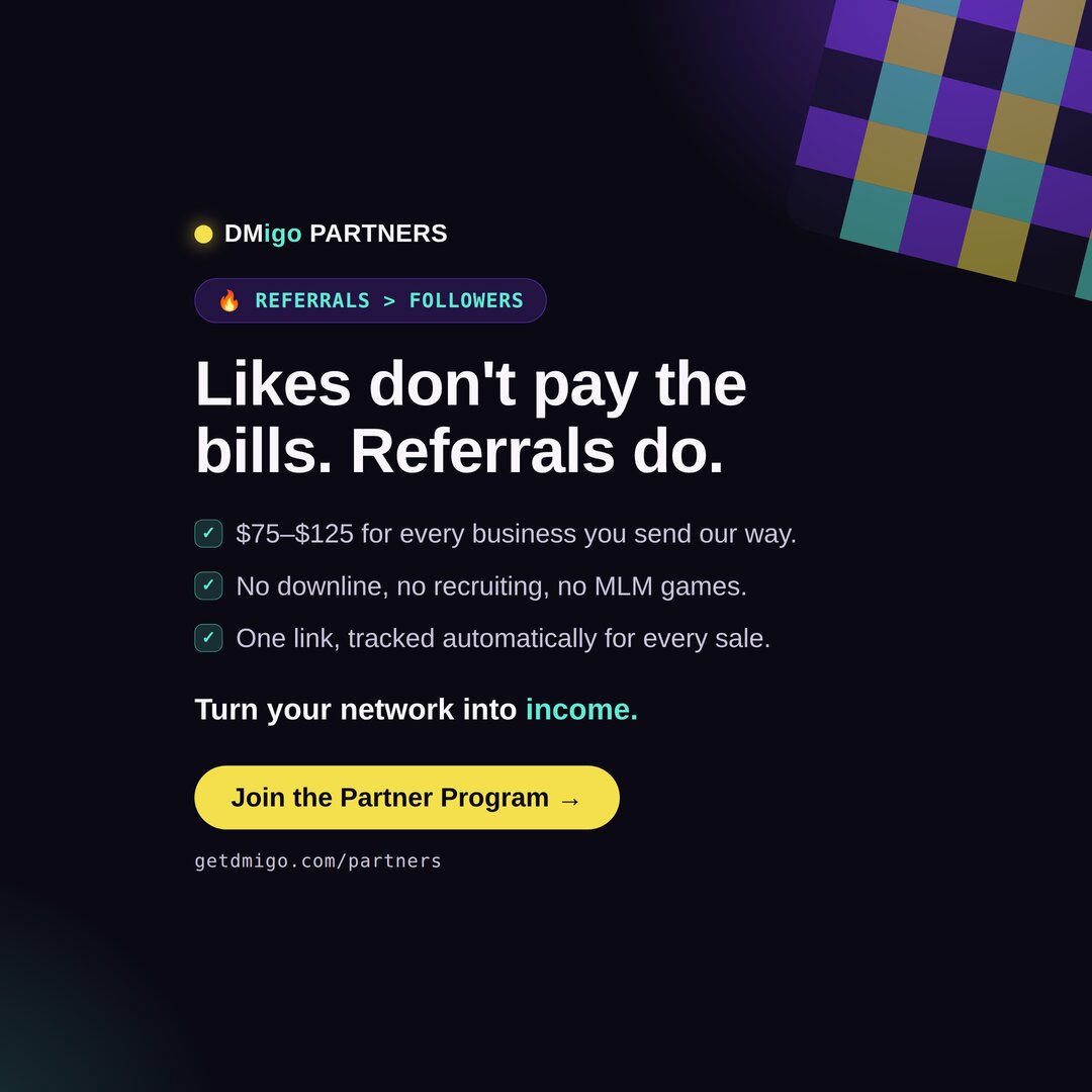 Post 5 — likes don't pay the bills, referrals do.